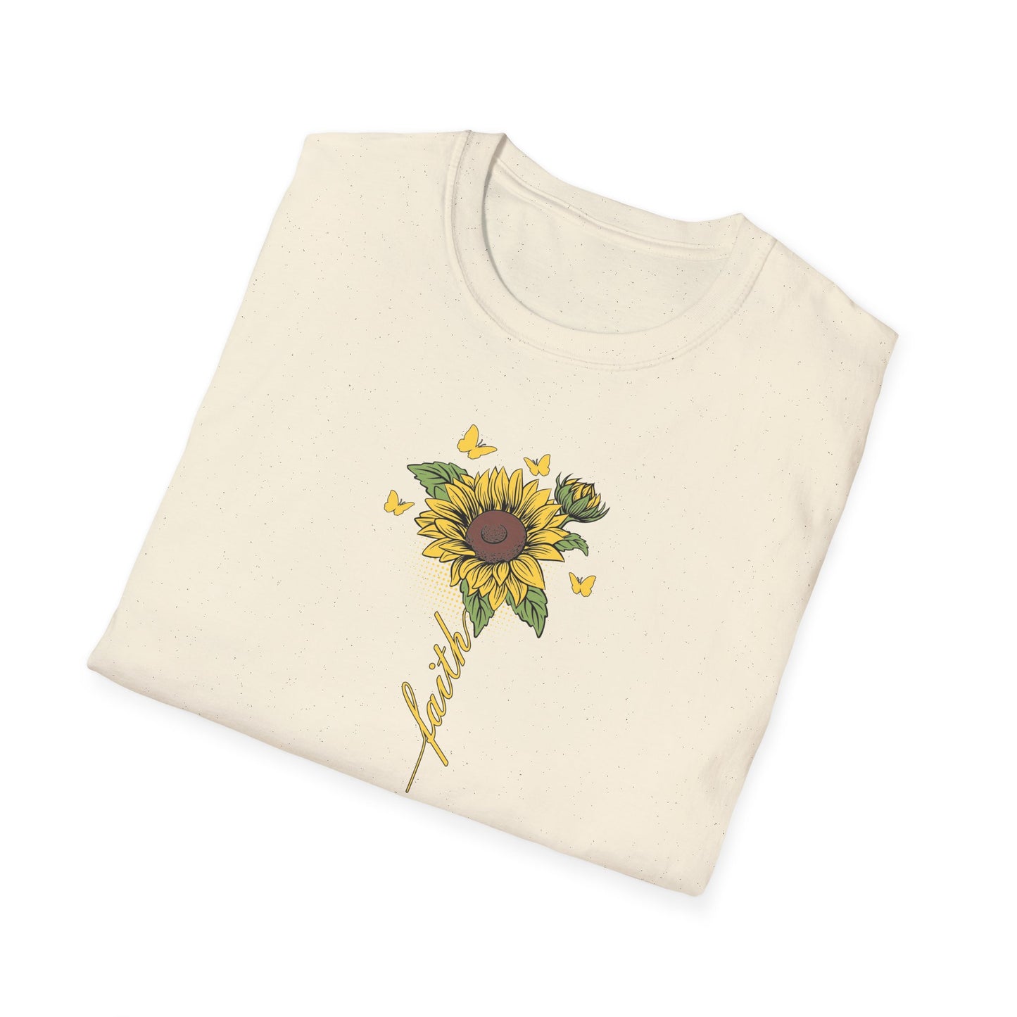 Faith Flower Unisex Softstyle T-Shirt