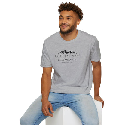Faith Can Move Mountains D-2 Unisex Softstyle T-Shirt