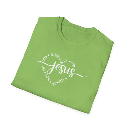 Heart-Jesus Unisex Softstyle T-Shirt