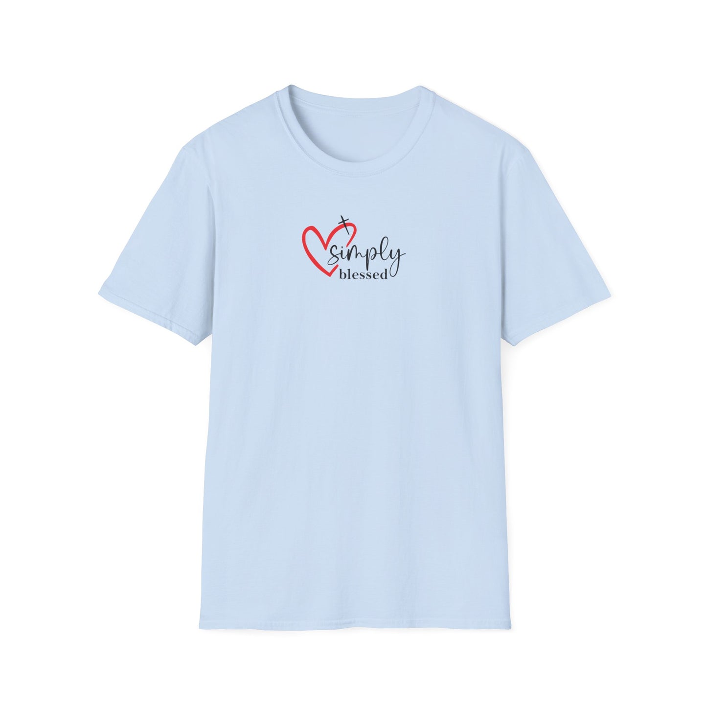 "Simply Blessed" Unisex Softstyle T-Shirt