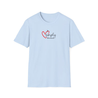 "Simply Blessed" Unisex Softstyle T-Shirt