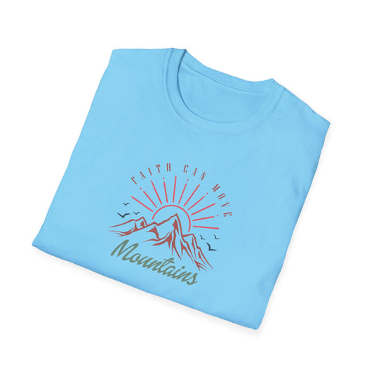 Faith Can Move Mountains D-3 Unisex Softstyle T-Shirt