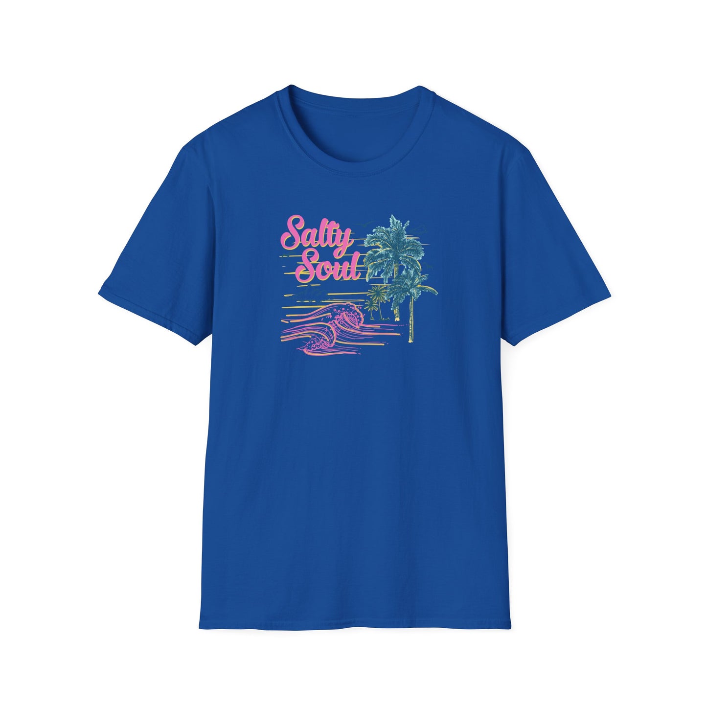 "Salty Soul" Front Print Unisex Softstyle T-Shirt