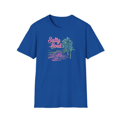 "Salty Soul" Front Print Unisex Softstyle T-Shirt