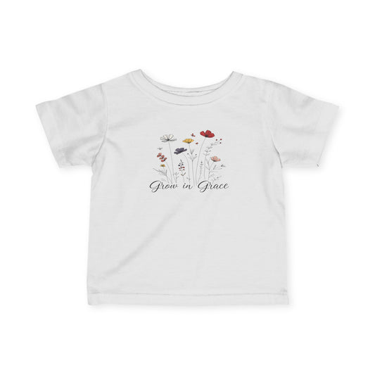"Grow in Grace" - Infant Fine Jersey Tee