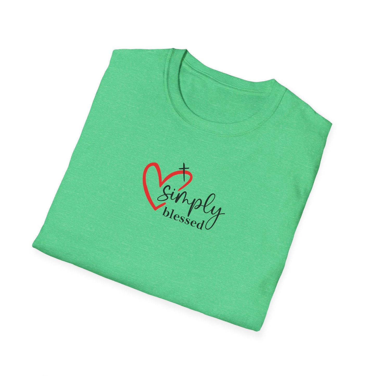 "Simply Blessed" Unisex Softstyle T-Shirt