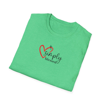 "Simply Blessed" Unisex Softstyle T-Shirt