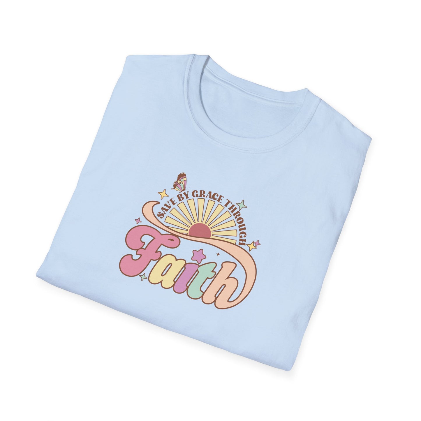 "Saved by Grace Through Faith" Unisex Softstyle T-Shirt