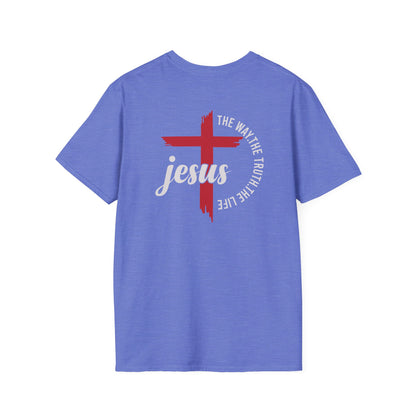 "Jesus The Way The Truth The Life"Unisex Softstyle T-Shirt