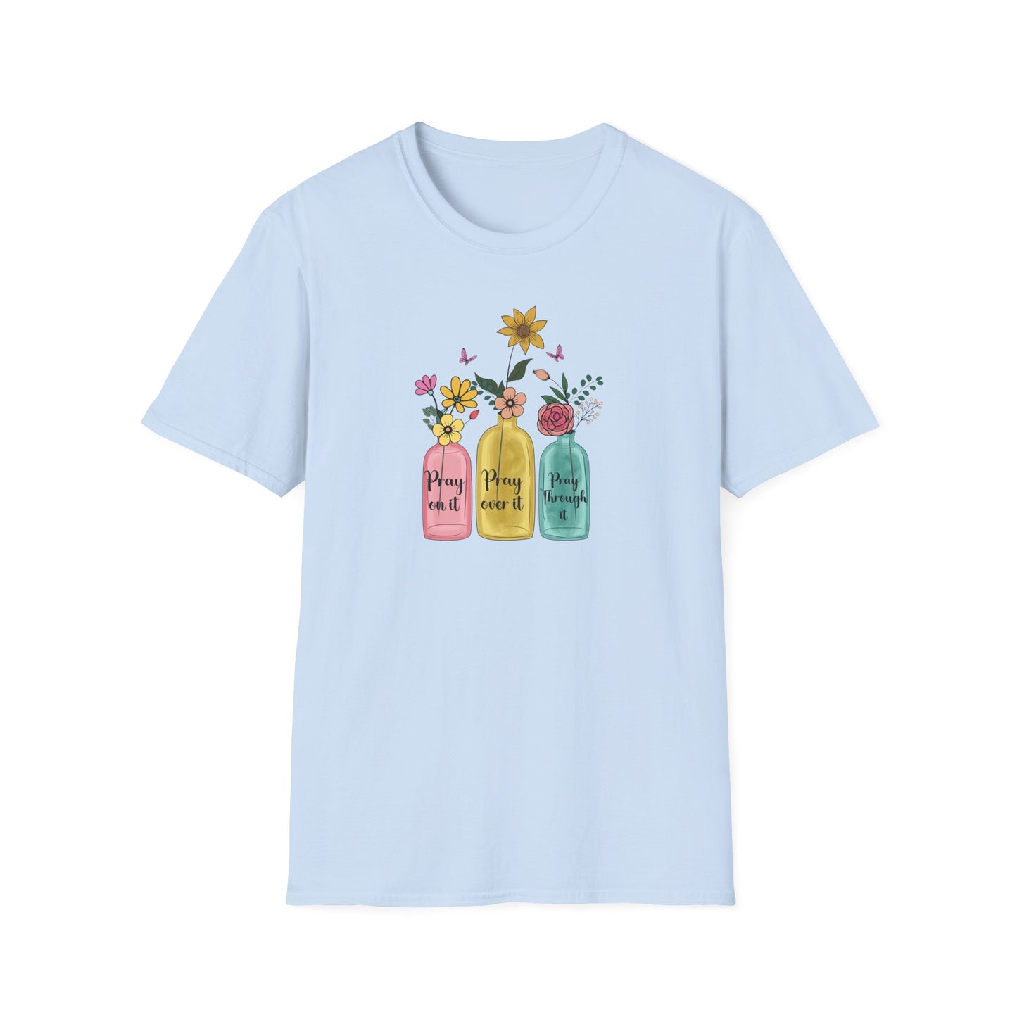 Jars of Flowers Unisex Softstyle T-Shirt