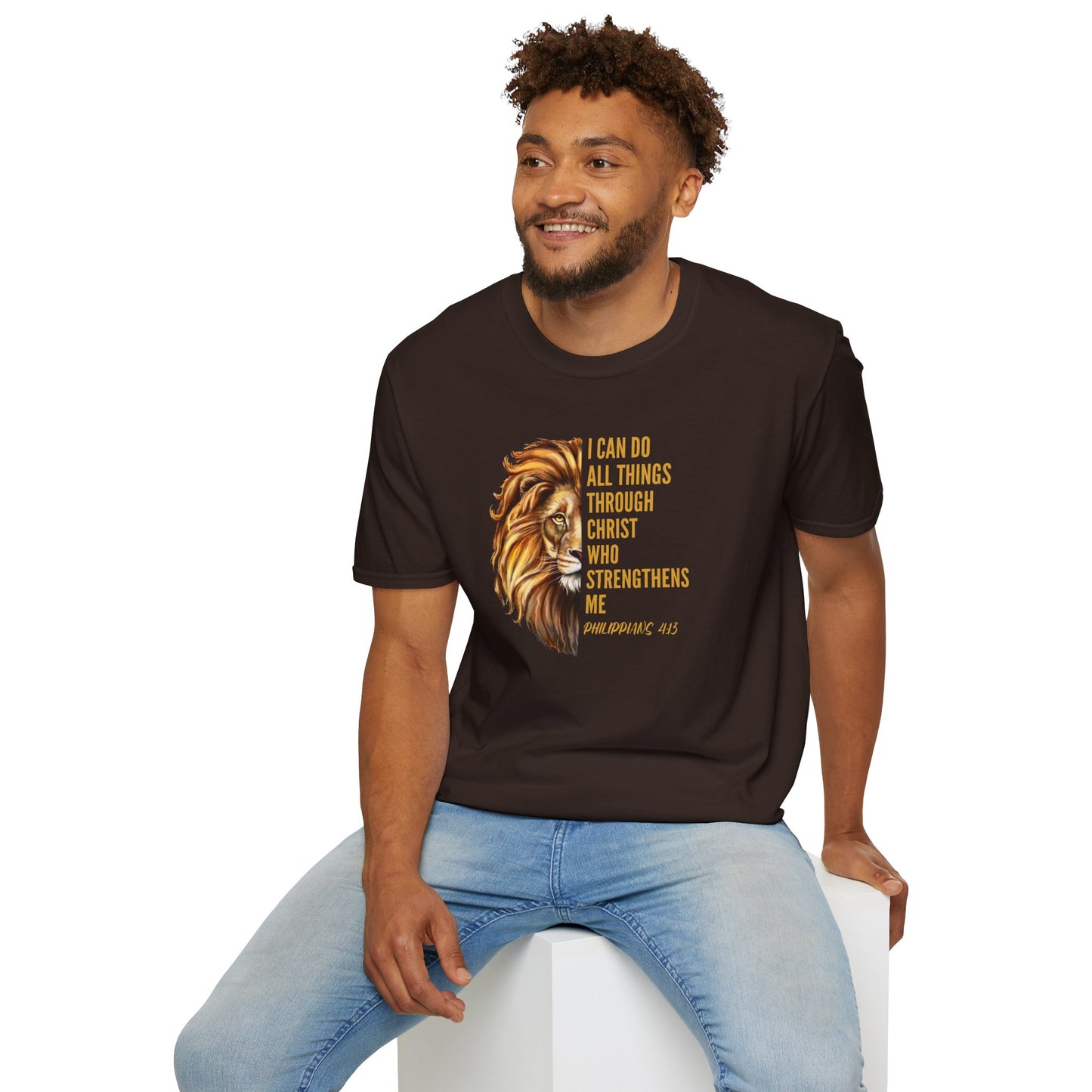 "I Can Do All Things Through Christ" - Unisex Softstyle T-Shirt
