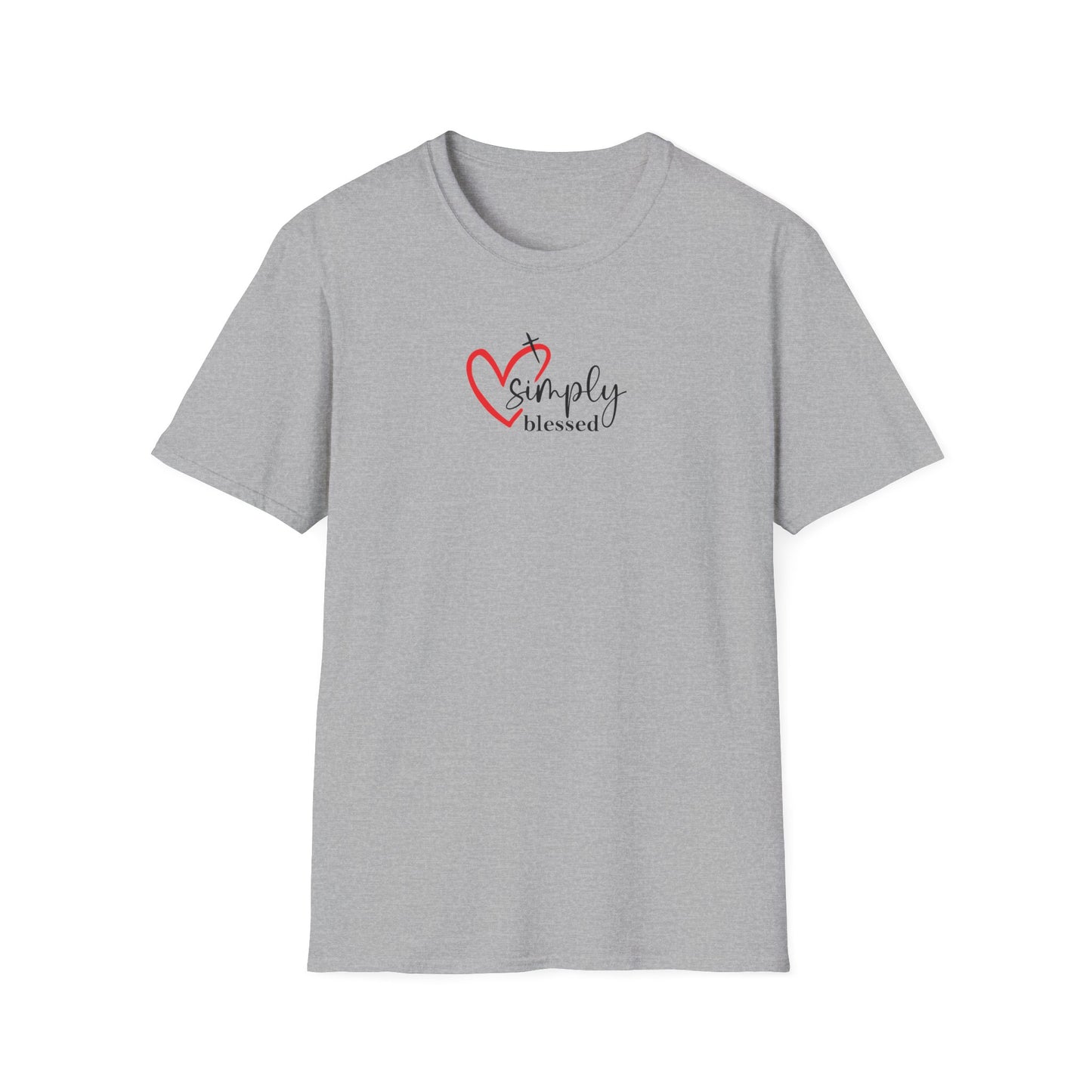 "Simply Blessed" Unisex Softstyle T-Shirt