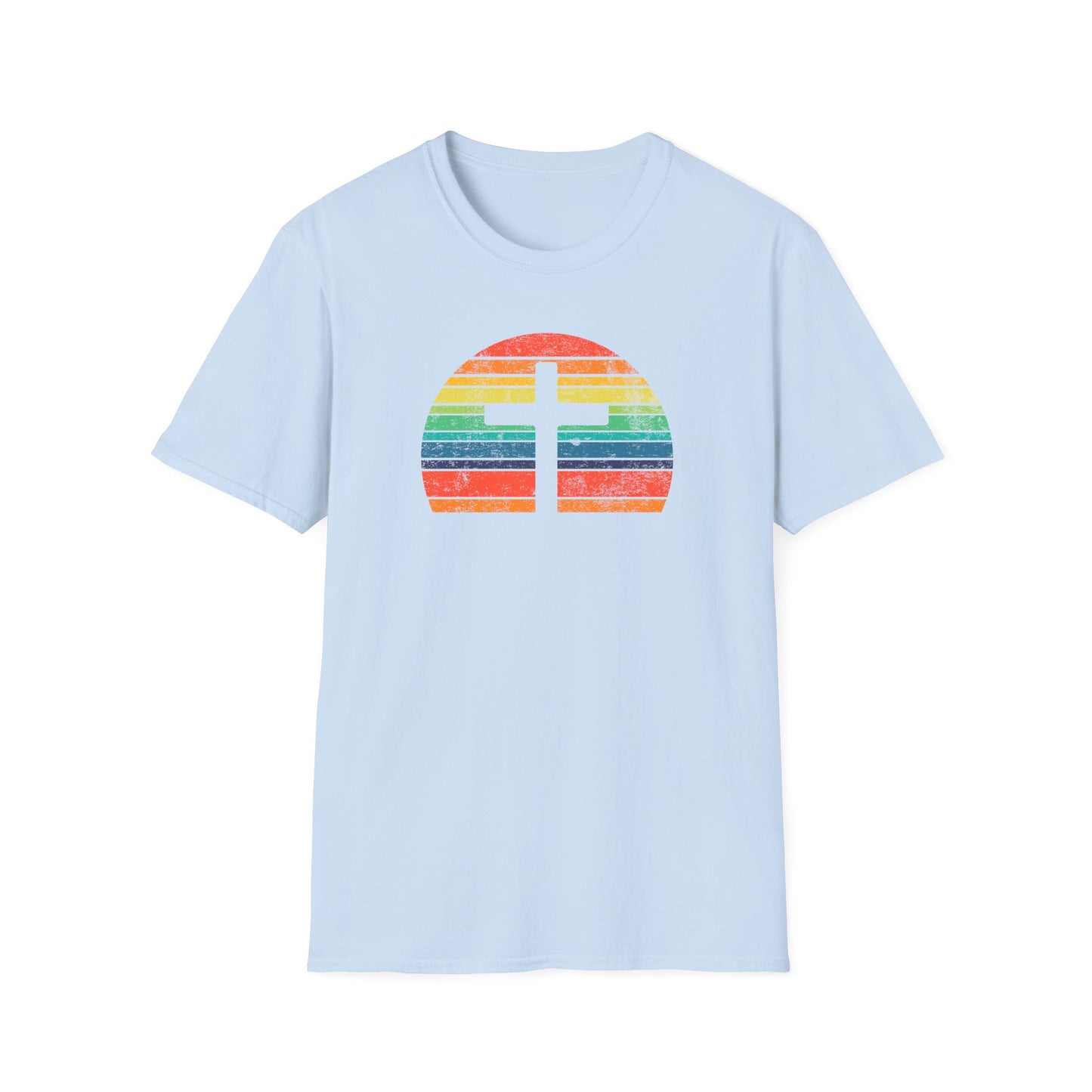 Retro Cross Unisex Softstyle T-Shirt