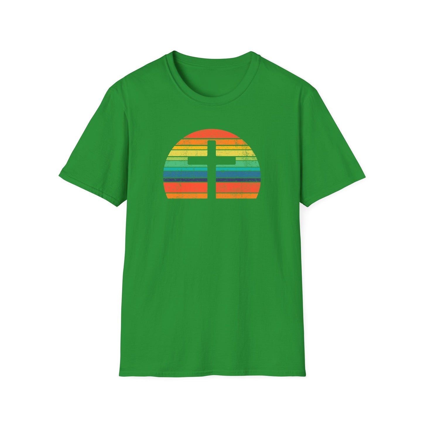 Retro Cross Unisex Softstyle T-Shirt
