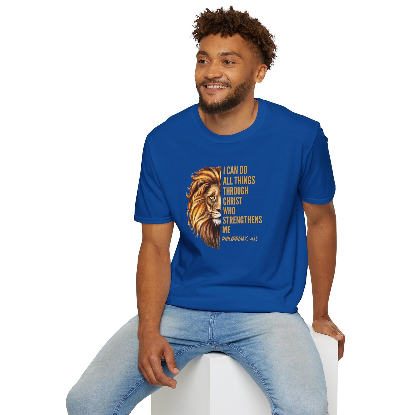 "I Can Do All Things Through Christ" - Unisex Softstyle T-Shirt