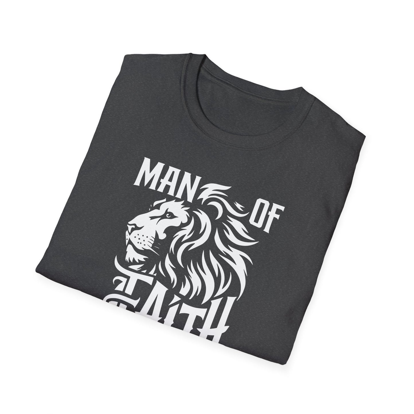 Man of Faith Front Unisex Softstyle T-Shirt