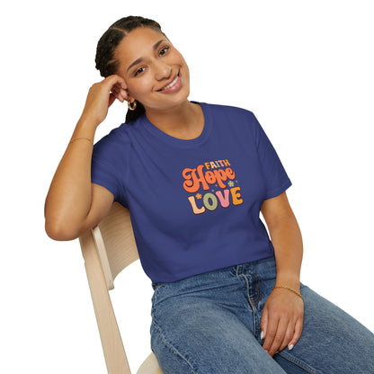 FAITH HOPE LOVE Unisex Softstyle T-Shirt