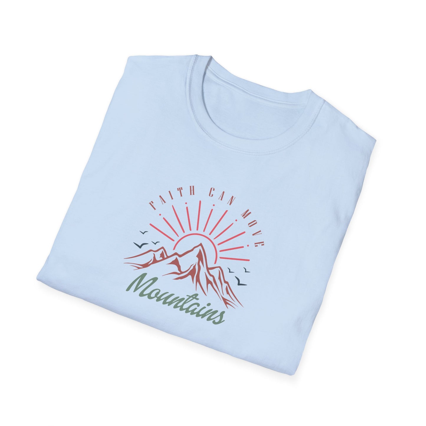 Faith Can Move Mountains D-3 Unisex Softstyle T-Shirt