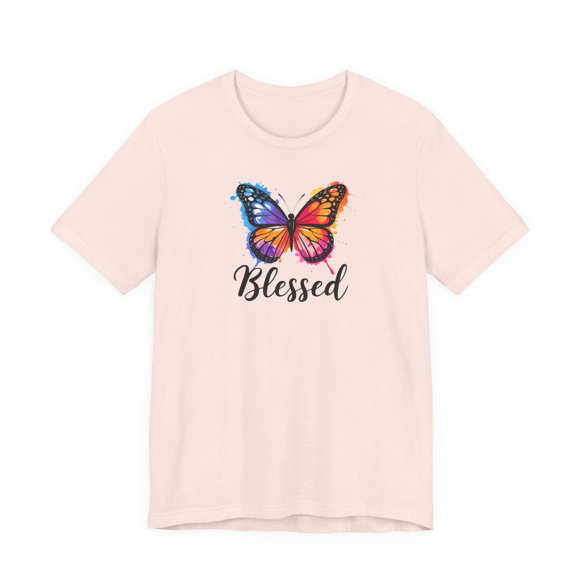 Color Splat Butterfly Unisex Softstyle T-Shirt