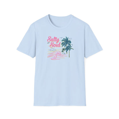 "Salty Soul" Front Print Unisex Softstyle T-Shirt