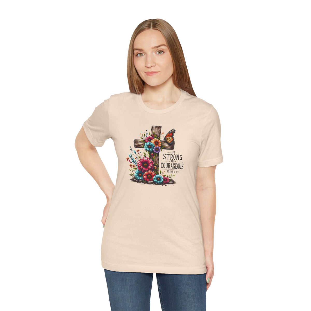 "Be Strong and Courageous" Unisex Softstyle T-Shirt