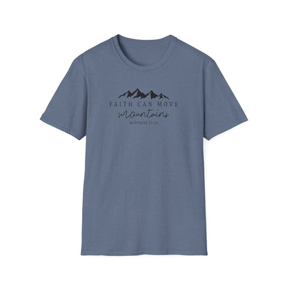 Faith Can Move Mountains D-2 Unisex Softstyle T-Shirt