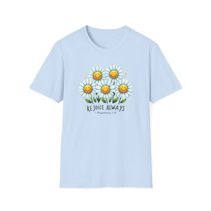 "Rejoice Always" Unisex Softstyle T-Shirt