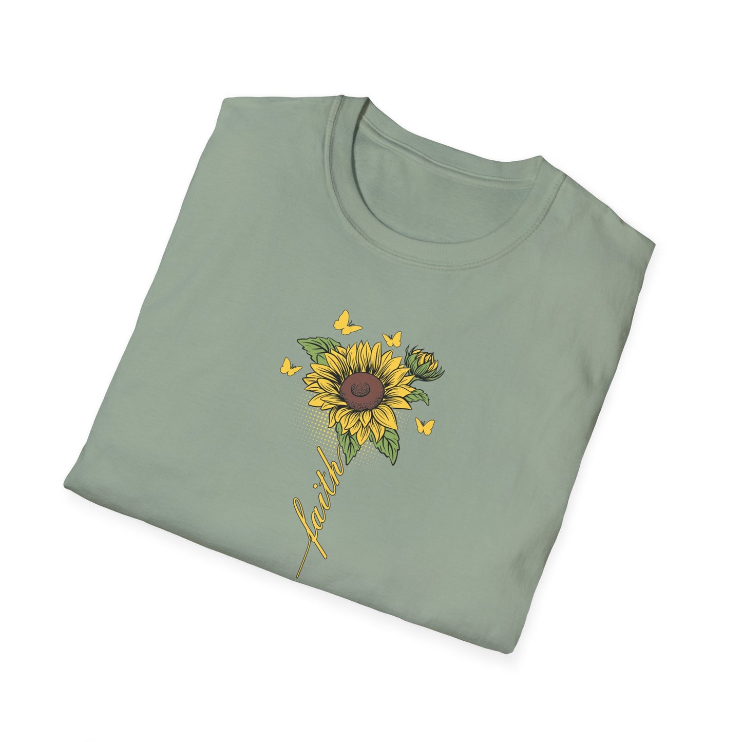 Faith Flower Unisex Softstyle T-Shirt