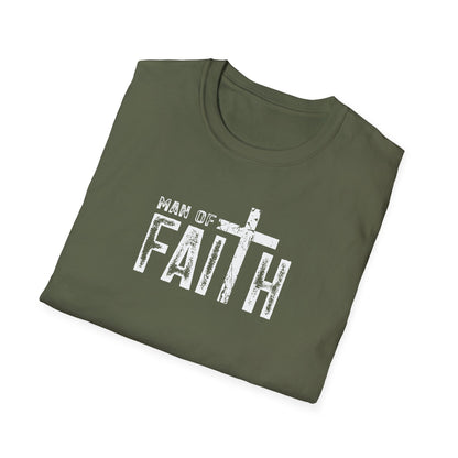 "Man of Faith" Retro Unisex Softstyle T-Shirt