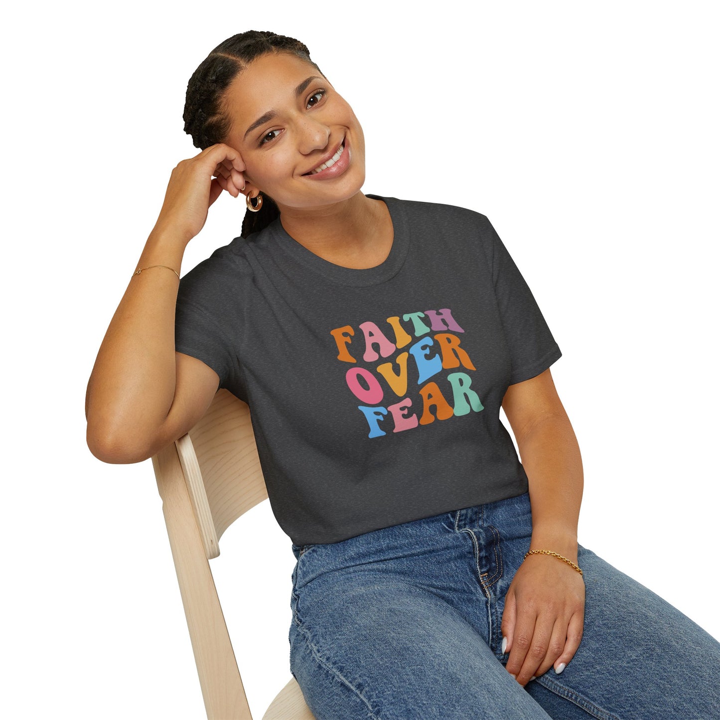 "Faith Over Fear" Unisex Softstyle T-Shirt