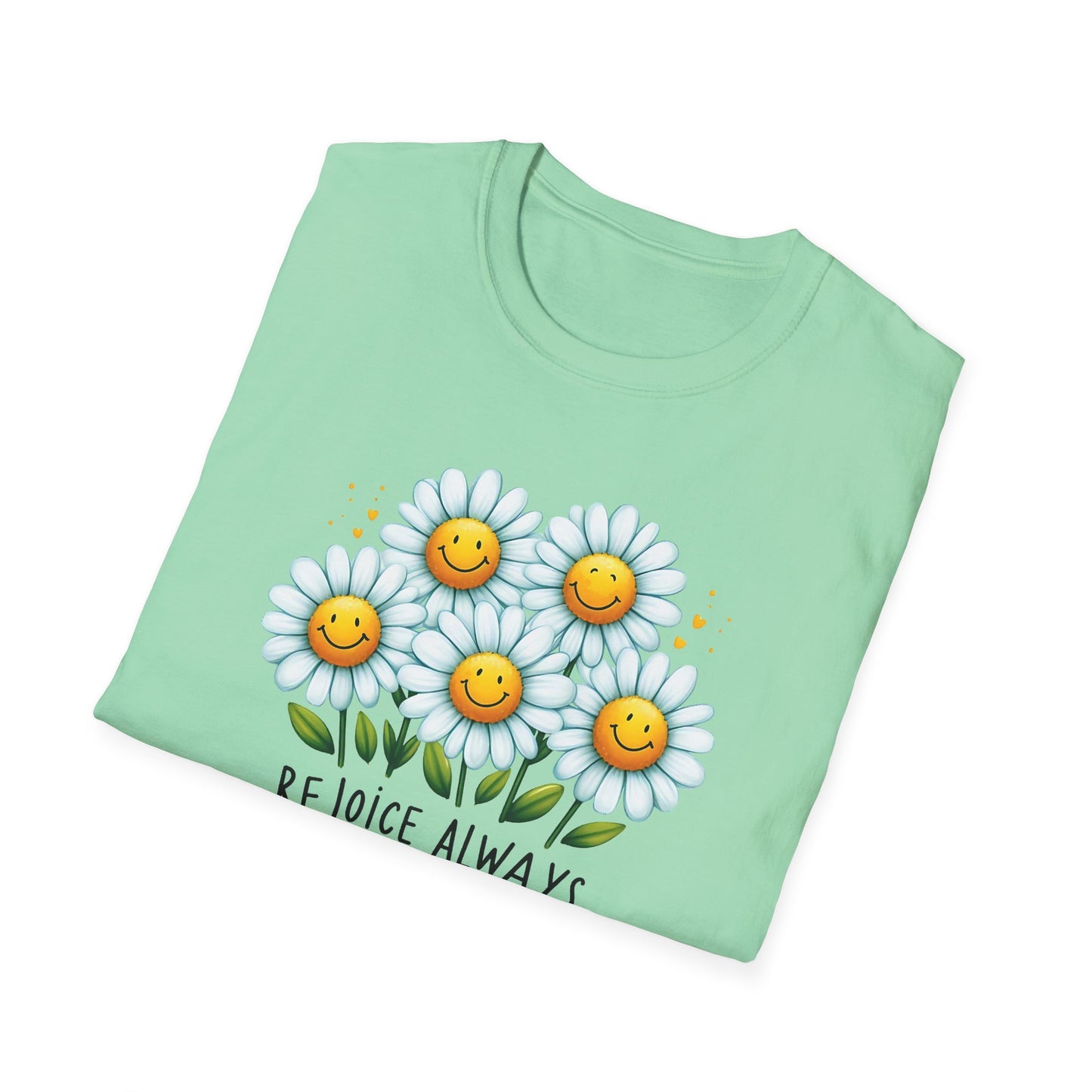 "Rejoice Always" Unisex Softstyle T-Shirt