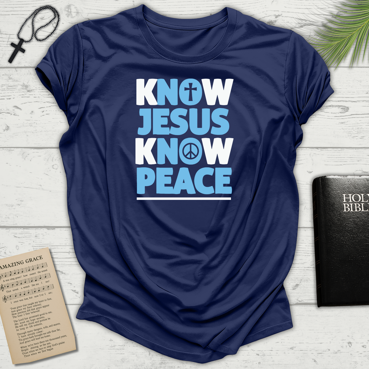 "Know Jesus Know Peace" Unisex Softstyle T-Shirt