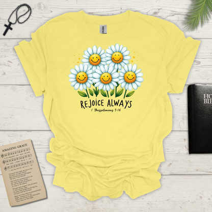 "Rejoice Always" Unisex Softstyle T-Shirt
