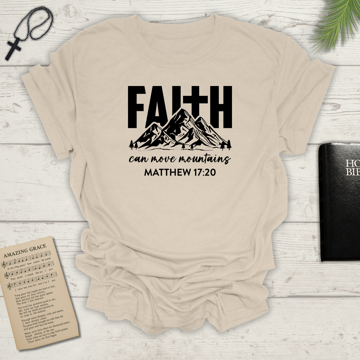 "Faith Can Move Mountains" Unisex Softstyle T-Shirt