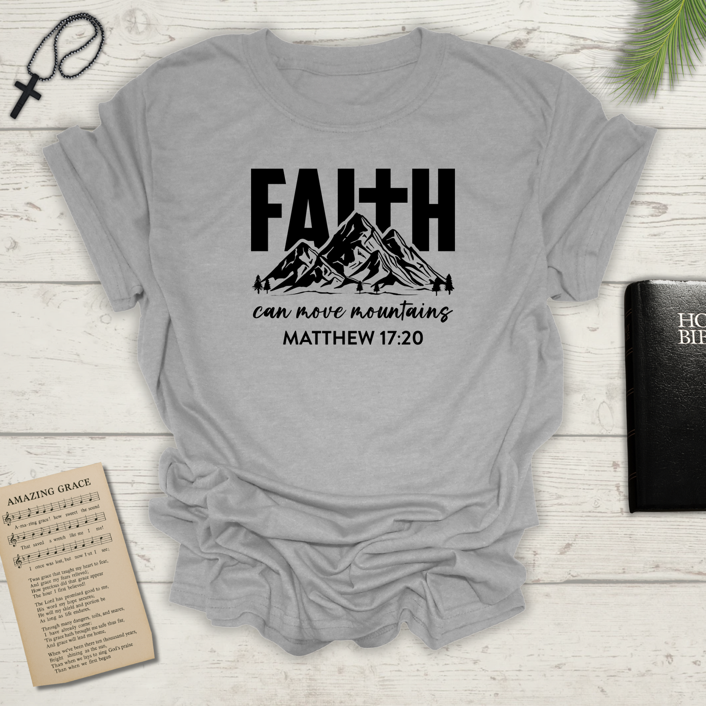 "Faith Can Move Mountains" Unisex Softstyle T-Shirt