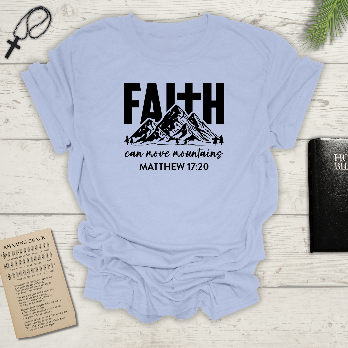 "Faith Can Move Mountains" Unisex Softstyle T-Shirt