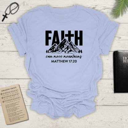 "Faith Can Move Mountains" Unisex Softstyle T-Shirt