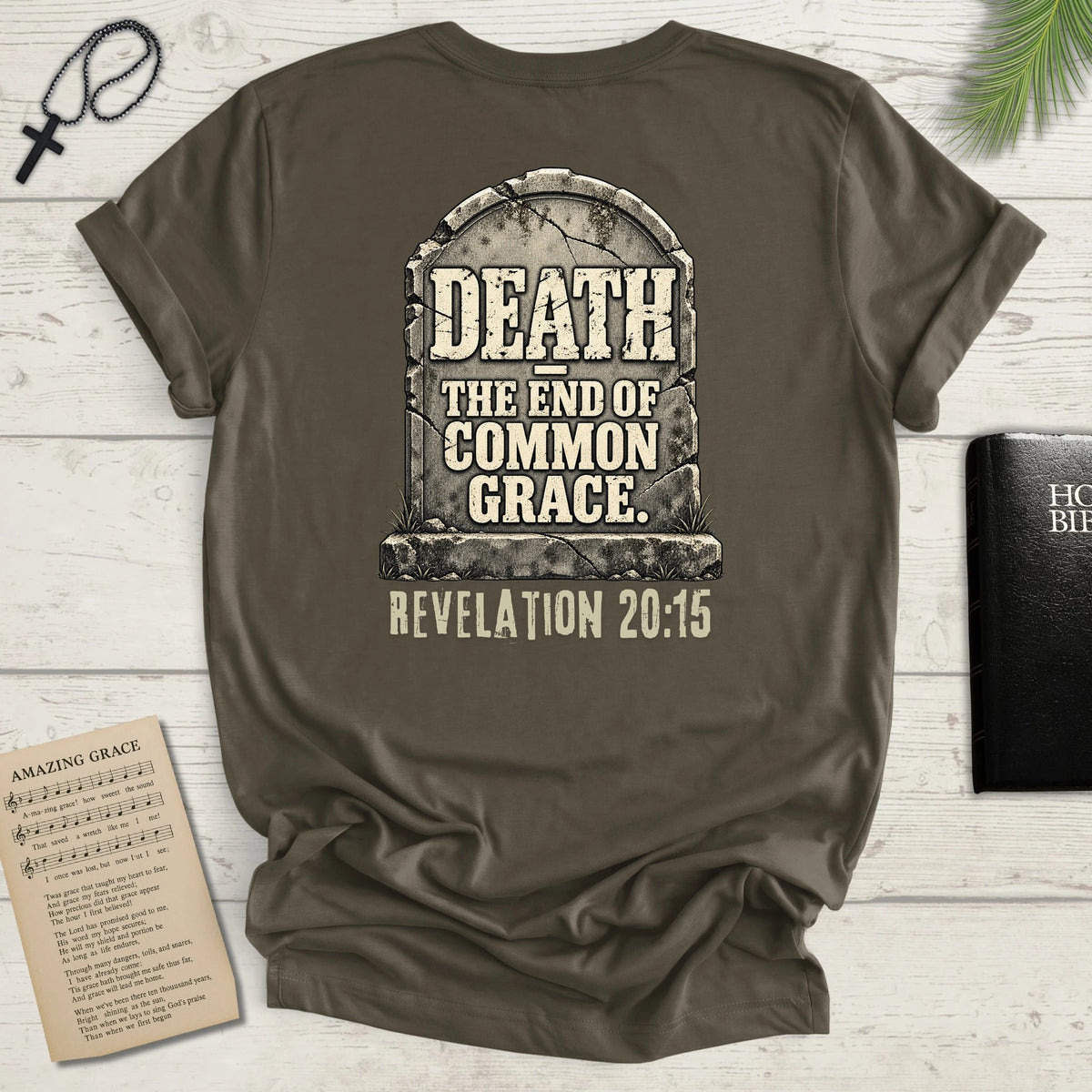 Death - The End of Common Grace - Tombstone Christian Graphic T-Shirt