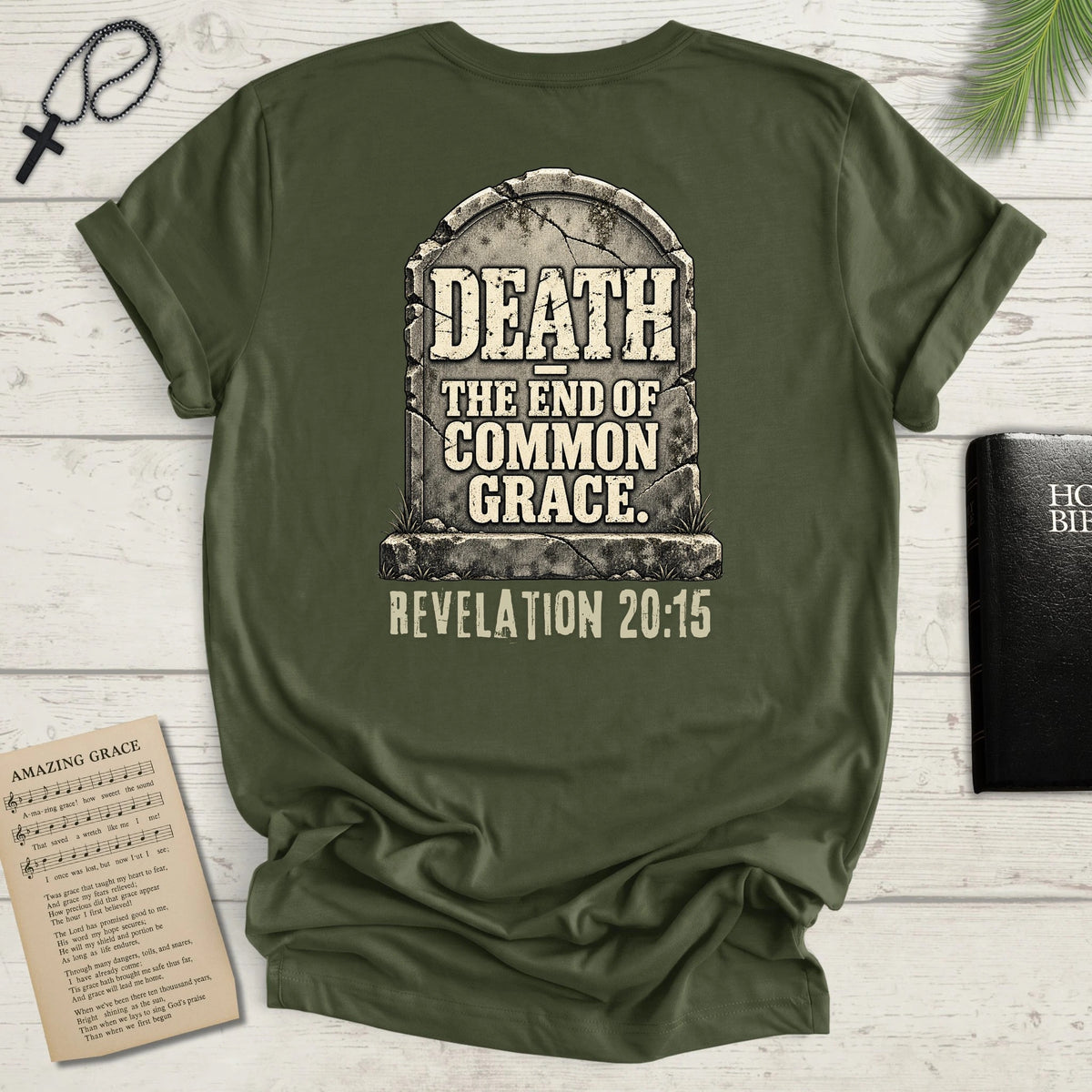 Death - The End of Common Grace - Tombstone Christian Graphic T-Shirt