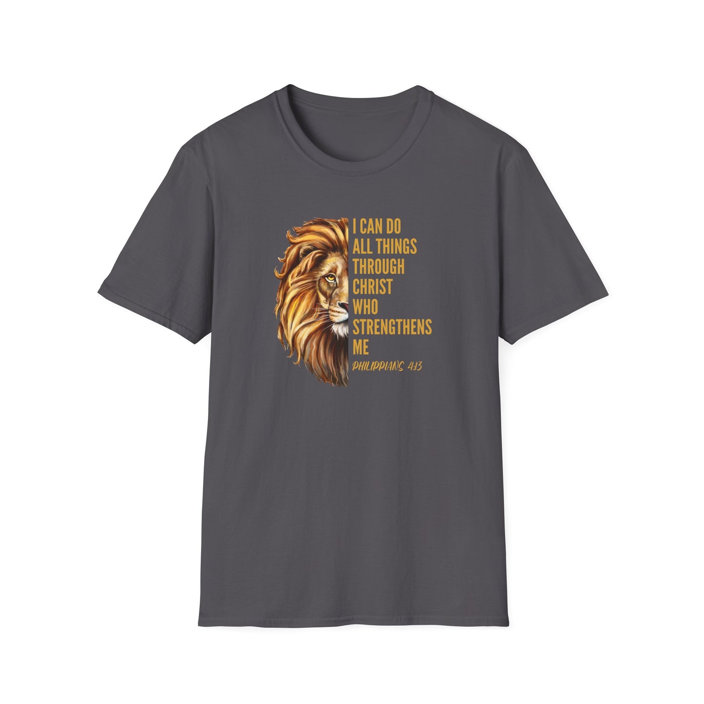 "I Can Do All Things Through Christ" - Unisex Softstyle T-Shirt