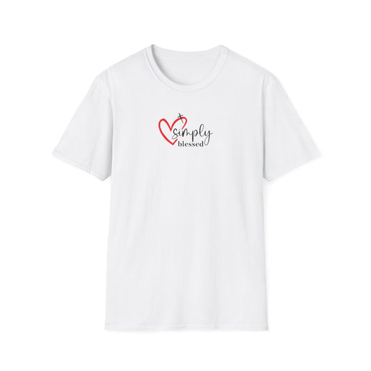 "Simply Blessed" Unisex Softstyle T-Shirt