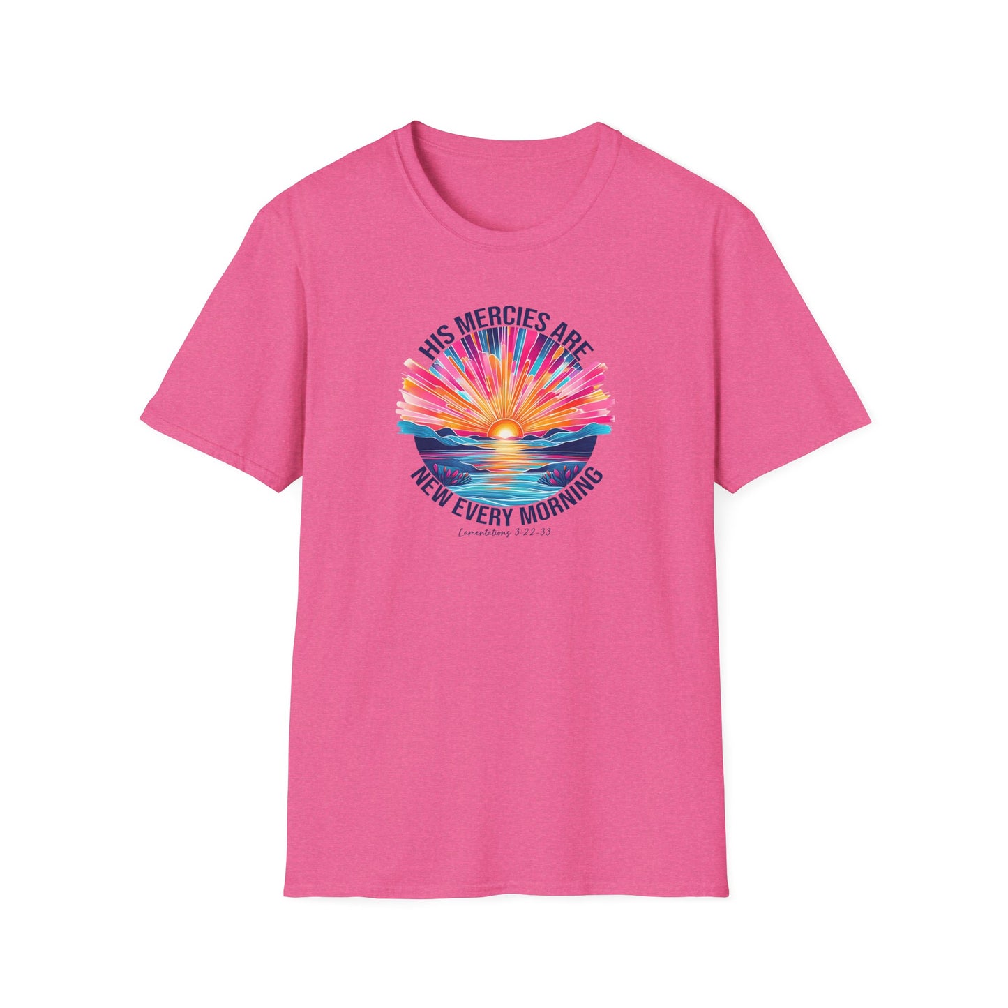 "His Mercies Are New" Unisex Softstyle T-Shirt