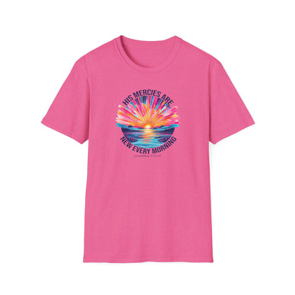 "His Mercies Are New" Unisex Softstyle T-Shirt