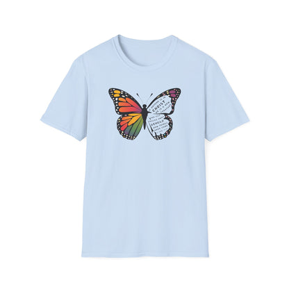 Butterfly - Black Font T-Shirt