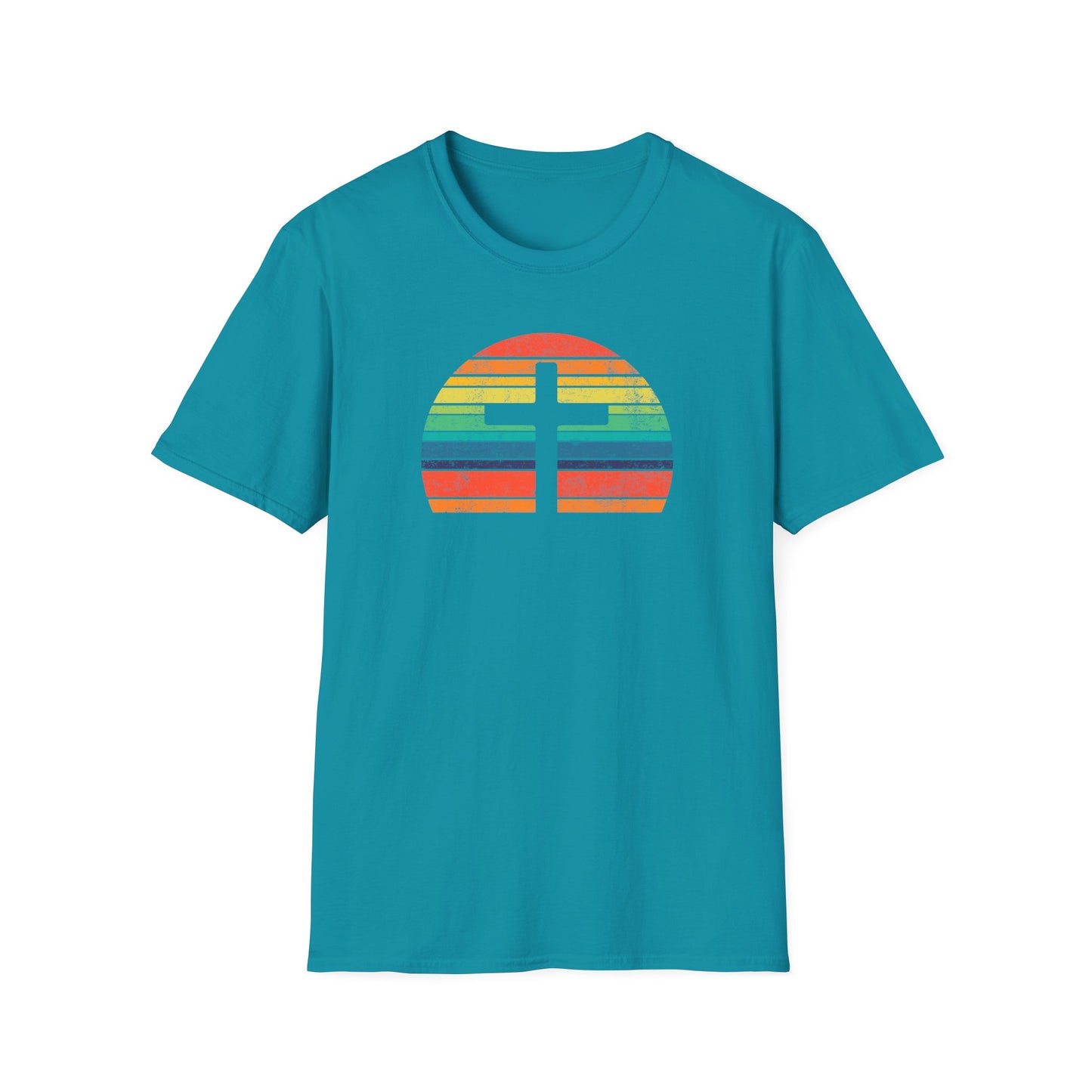 Retro Cross Unisex Softstyle T-Shirt