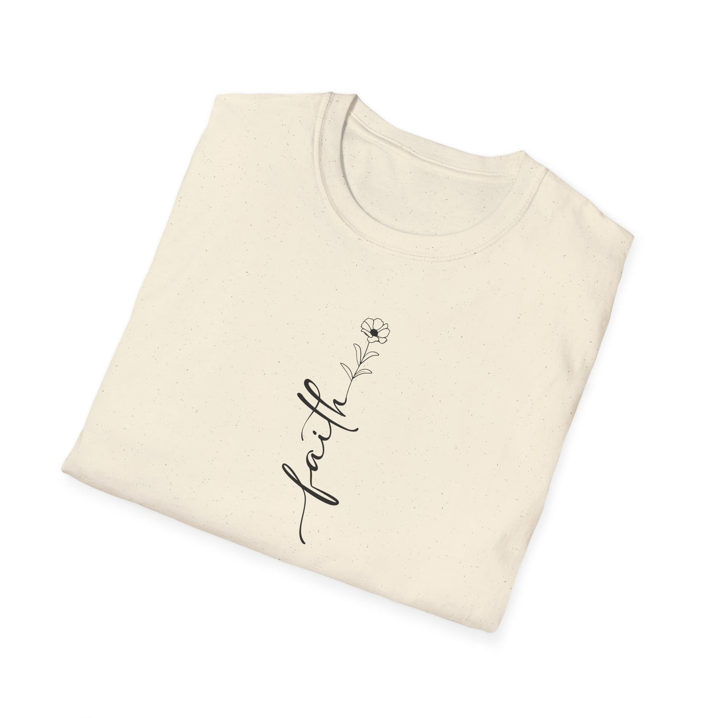 Faith Flower Unisex Softstyle T-Shirt