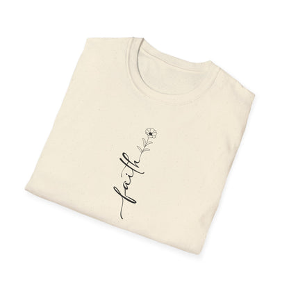 Faith Flower Unisex Softstyle T-Shirt