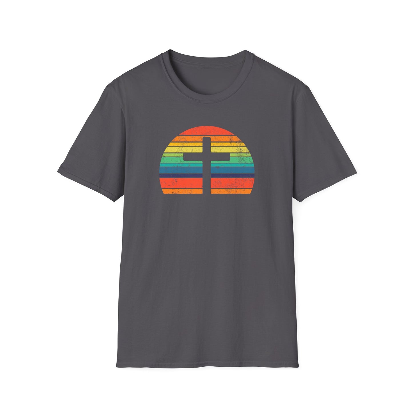 Retro Cross Unisex Softstyle T-Shirt