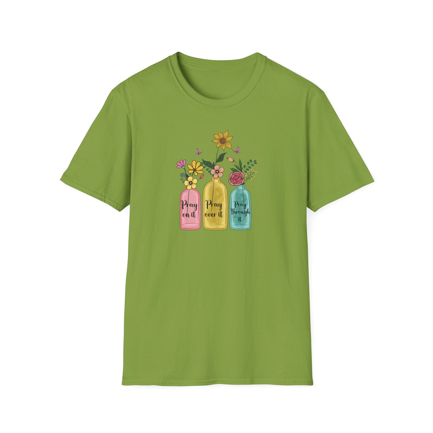 Jars of Flowers Unisex Softstyle T-Shirt