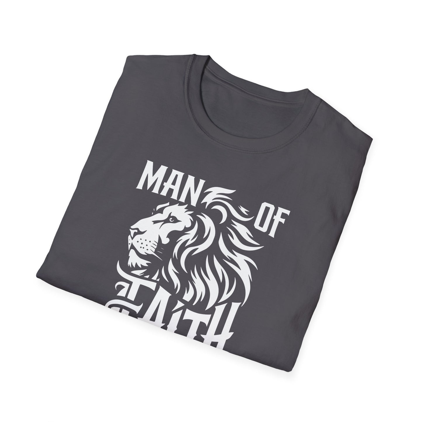Man of Faith Front Unisex Softstyle T-Shirt